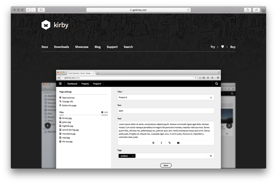 kirby Content Management Systems CMS  