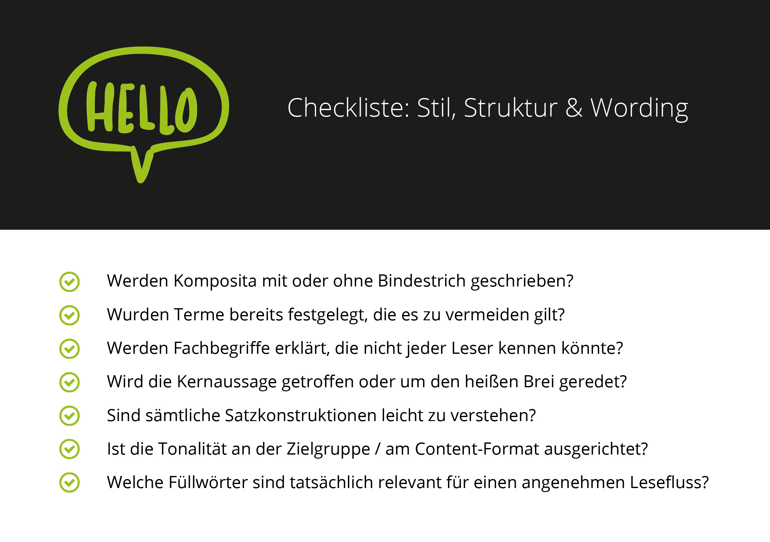 Checkliste-Stil-Struktur-Wording 